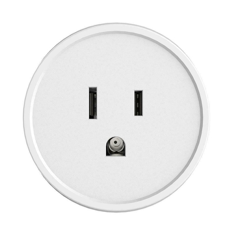 2pcs Voice Control Mini US Wifi Plug Wireless Remote Smart Home Socket
