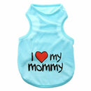 Fashion Cool Clothes Lover Vest T-Shirt for Puppy Dog Cat-Blue M Y9F2