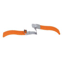 Orange Rubber Watch Strap Band Deployment Buckle Waterproof 22mm