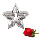 4pcs/set Roses Calyx Flower Cake Decorating Molds Stainless Steel Biscuit F P8V1