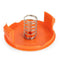 8-Pack RC-100-P Replacement Spool Cap Covers and Spring for Black-Decker AF