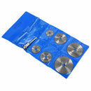 7x HSS Circular Wood Cutting Saw Blade Discs Mandrel Mini Drill For Rotary