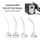 4pcs Long Bent Heat Gun Nozzles for 850 Hot Air Soldering Rework Station A