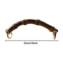 4 Pack Purse Clasp Frame 5.91 inch Bamboo DIY Bag Craft Purse Making Handle A