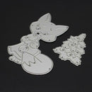 Christmas Tree Cat Cutting Die Stencil DIY Scrapbooking Album Craft Card