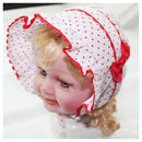 1pc Infant Newborn Girl Baby Polka Dot Bucket Sun Hat Cap Beanie Headband W