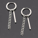 Stainless Steel Hip Hop Long Link Chain Dangle