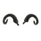 Simulation Evil Ram Horns Hairpins Hair Clips Halloween Party Birthday