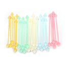 30 Mini coffee tea spoon disposable plastic stir sticks stirrer bar  TEUS