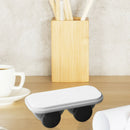 4pcs Long Fixed Casters One-Way Wheel Plastic Trash Can Undirectional Wheel