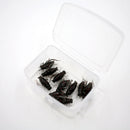 10pcs/Bag Cricket Fishing Lures Black Soft Insect Artificial Bait M&E
