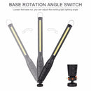 Rechargeable Portable Adjustable COB Flashlights Inspection Torch Lamp