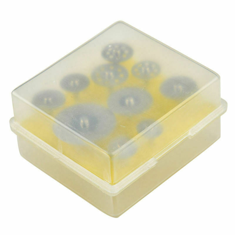 10Pcs Diamond Cutting Off Wheel Set Polishing Mini Drill Discs for Power Rotary