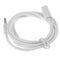 White 1M 3.5mm Male to Female Jack Stereo Audio Headphone Extension Cable JR