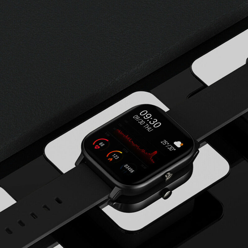 P8 1.4 inch IP67 Smart Bracelet Heart Rate Monitor Fitness Tracker (Black) A