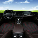 Universal Black PU Leather Car Auto Single Front Seat Cover Pad Mat Accessories