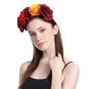 Clothing Corolla Fabric Simulation Mixed Color Rose Flower Halloween Christ