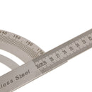 Stainless Steel 0~180 Degree Machinist Protractor Angle Finder Arm Rule (300mm)