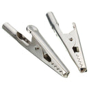 Stainless Steel Alligator Crocodile Test Clips Cable Lead Screw Probe Fixing New