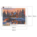 5D DIY Diamond Painting House Full Drill Picture Embroidery Mosaic (1392) A