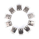 USB Female Socket Type A 4Pin 180 Degree Solder Connector OZ