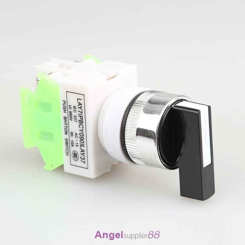 2PCS ON/OFF/ON Rotary Three Positions Selector Switch Power Ignition LAY37