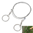 1PC Outdoor String Wire Saw Carbon Ring Scroll Hand Rope Chain Saws Wood Tool BX