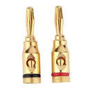 Musical Loudspeaker Cable Audio Open Wire Screw Banana Connector Type 4PCS L9J4