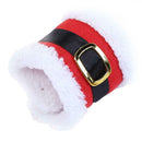 4pcs Christmas Belt Buckle Napkin Ring Tableware Dinner Santa Claus Cover