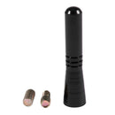 Universal Top Roof Short Whip Screw Antenna Extension for Car Radio (Black)