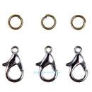 120pcs Lobster Clasps Hooks 840pcs DIY Making Jewelry Findings Metal Jump Rings