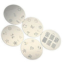 DIY Manicure 1 Set Salon Express Nail Art Polish Stencil Stamping