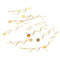 10Pcs Metal Hairpin Minimalist Style Waved Shape Clips Barrette for Women