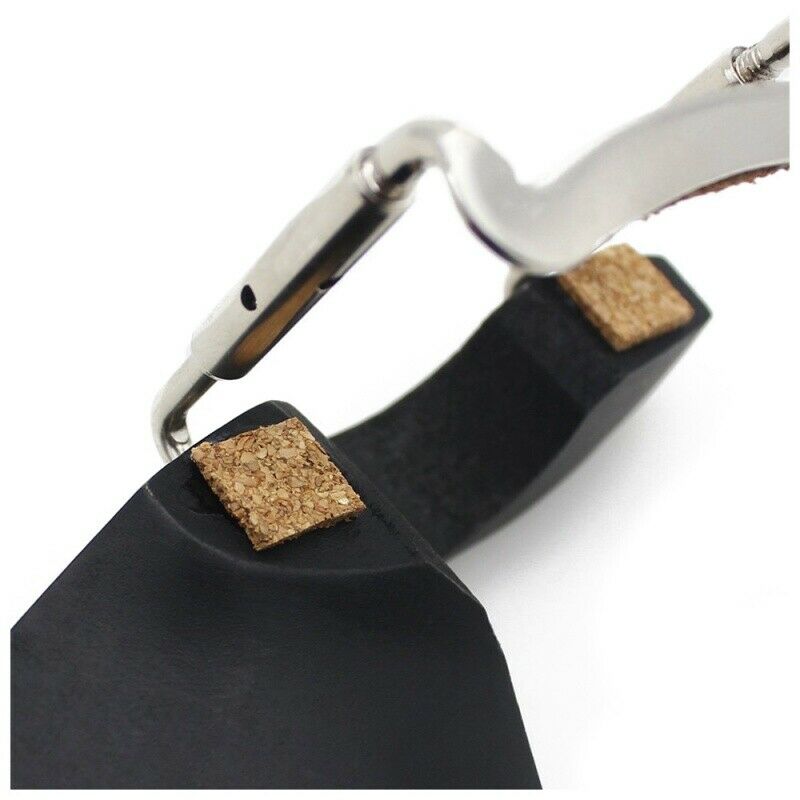3/4 4/4 Violin Chin Rest Chinrest Wood with Standard Bracket Black