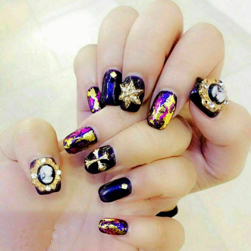 48 Sheet Mix Color Transfer Foil Nail Art Star Design HOT N2P0 For nail Sti H8A5