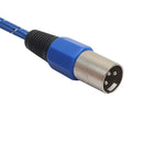 Weaving 3 Pin XLR Microphone Cable Male to Female Audio Extension Cord