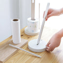 Vertical Roll Holder Paper Napkin Shelf Desktop Punch Paper Towel Storage H B2O1
