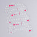 9pcs Reusable Eyebrow Stencil Tool Makeup Drawing Guide Thrush Card A