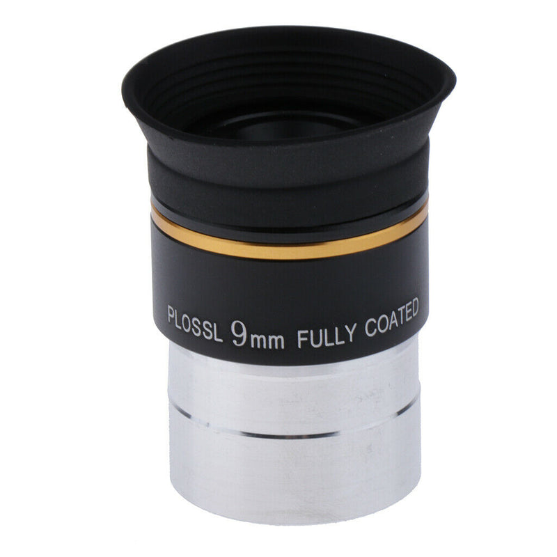 1.25'' 9mm Plossl Telescope Eyepiece (Aluminum Alloy + Optical Glass)