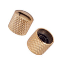 4x Iron Guitar Bass Volume Tone Control Knobs Golden String Instrument Parts