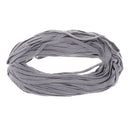 12mm Cotton Gray Flat Cord Drawstring Drawcord Handles Lace Trim for Clothes