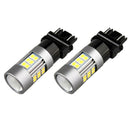 2pc 860LM White 27 LED Bulb Headlight Fog Light For Car Or Driving T25 2835