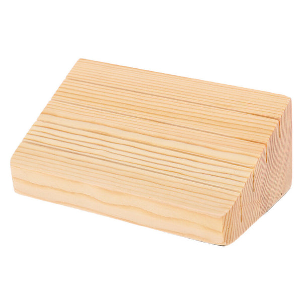 Wooden Playing Card Holder/Stand/Rack/Base 4 Slots, Natural Finish,Hand Free