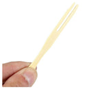 100Pcs Bamboo Fruit Cocktail Forks Party Finger Food Wedding BBQ Buffet