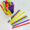 500PCS Large Wide Plastic Colorful Drinking Straws Straw 19cm Party Wedding