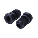 20 pieces M12 external thread 3-6.5mm adjustable Cable gland black N9M5