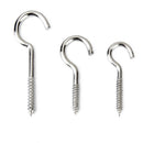 10pcs Mini Eye Pins Screw Hook House Curtain Net Wire Hanging Hook 55x3.8mm