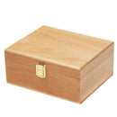 Natural Unfinished Wood Storage Box Pencil Case Organziers Jewelry Box Necklace