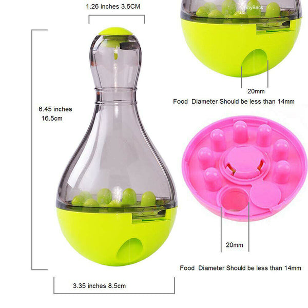 Treat Ball,Interactive Dog Toys Treat Dispenser, Iq Ball Dog Puzzle Toys Fo