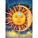 Home Decor Mosaic DIY Moon Sun Full Drill Diamond Painting Cross Stitch Kit A